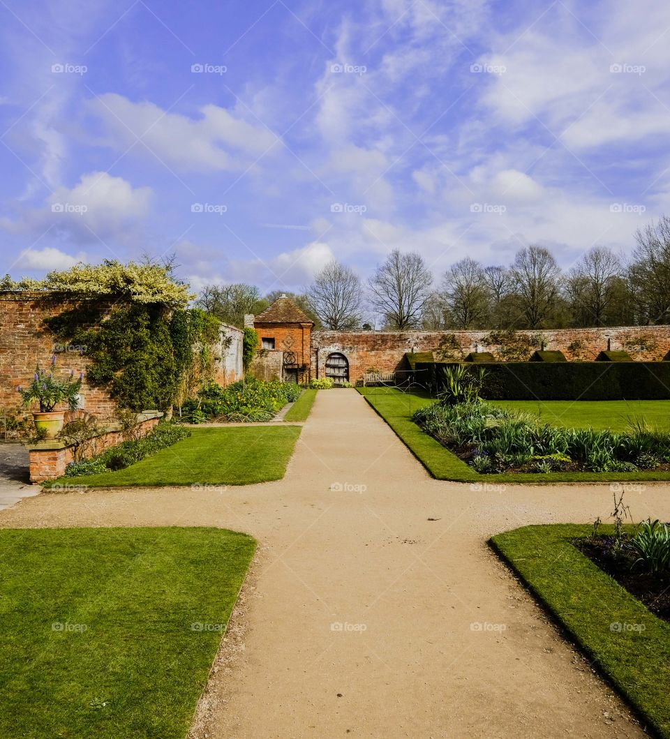 Garden. Country house