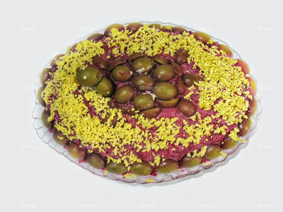 meal salad herring under a fur coat еда салат из селедки под шубой