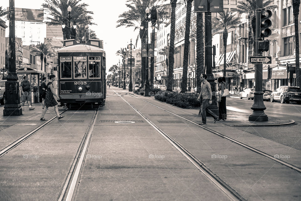 Trolley Car in New Orleans