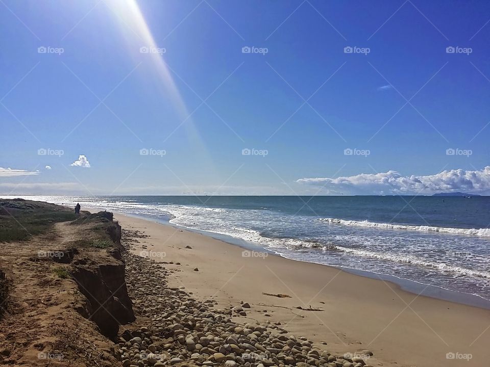 After Rain. Out camping in Ventura with the family. It had rained Saturday night and then we woke to a beautiful morning.