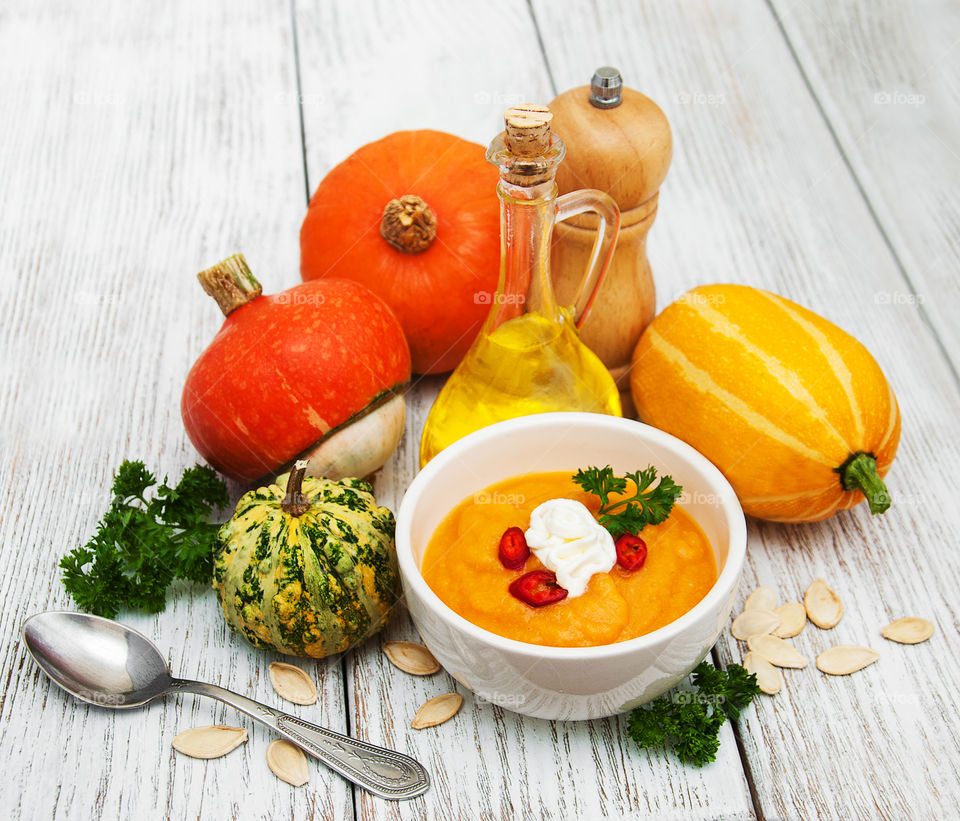 Pumpkin soup 