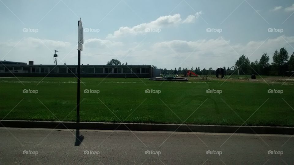 Grass, Football, Soccer, Competition, No Person