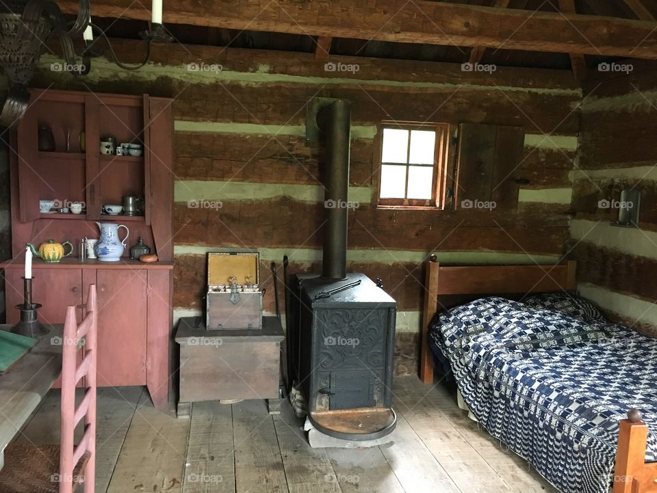 Rustic Cabin Interior