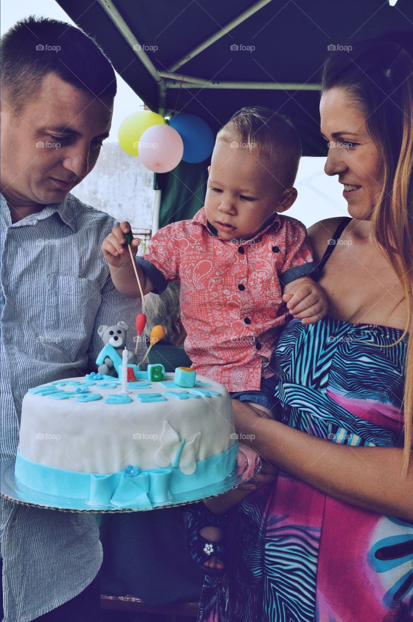 Boy's first birthday