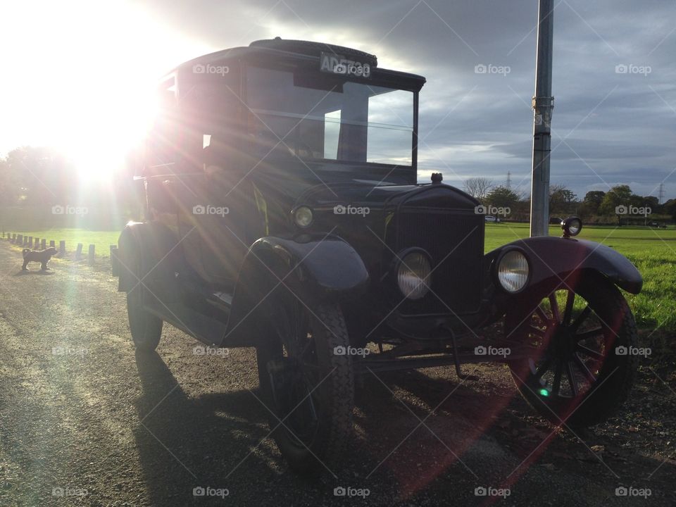 Model T ford, no filters or editing.