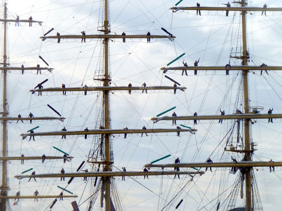 mexican sailors at armada of Rouen