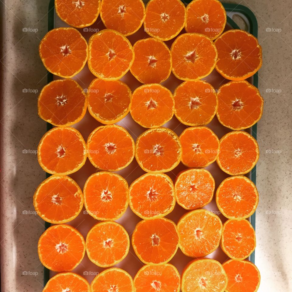 Mandarin oranges ready for marmalade-making