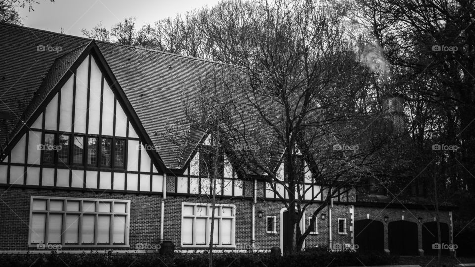 Old country house in Antwerp, Belgium.