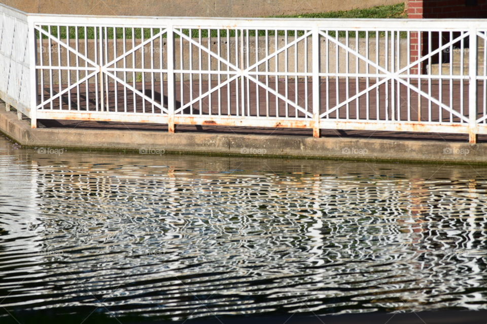 peaceful waters. relaxing at the park