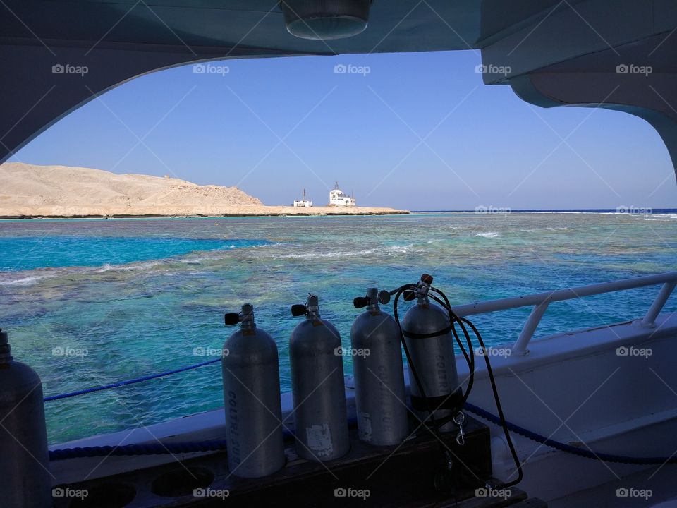 Egypt. Hurghada. Red sea. Diving.