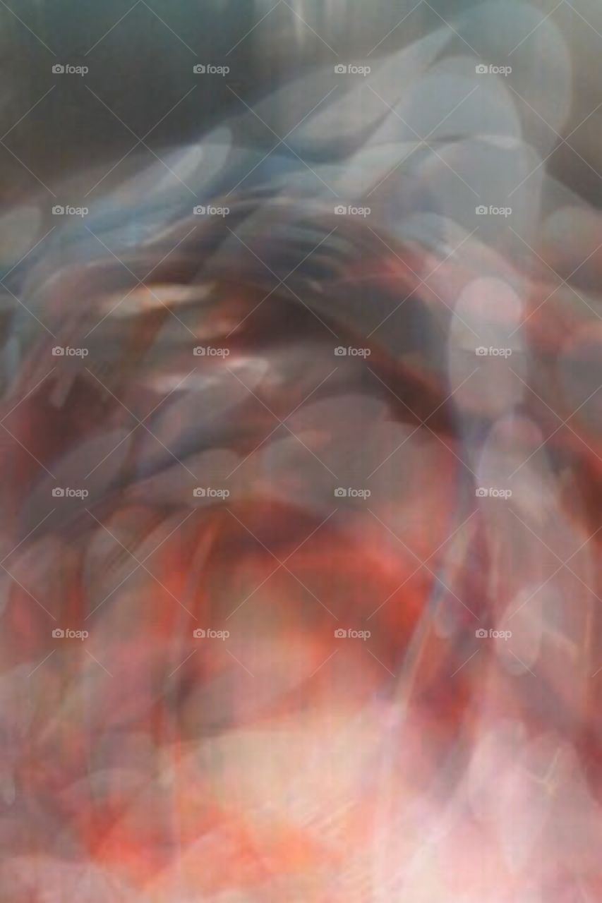 Color change flame light slow shutter