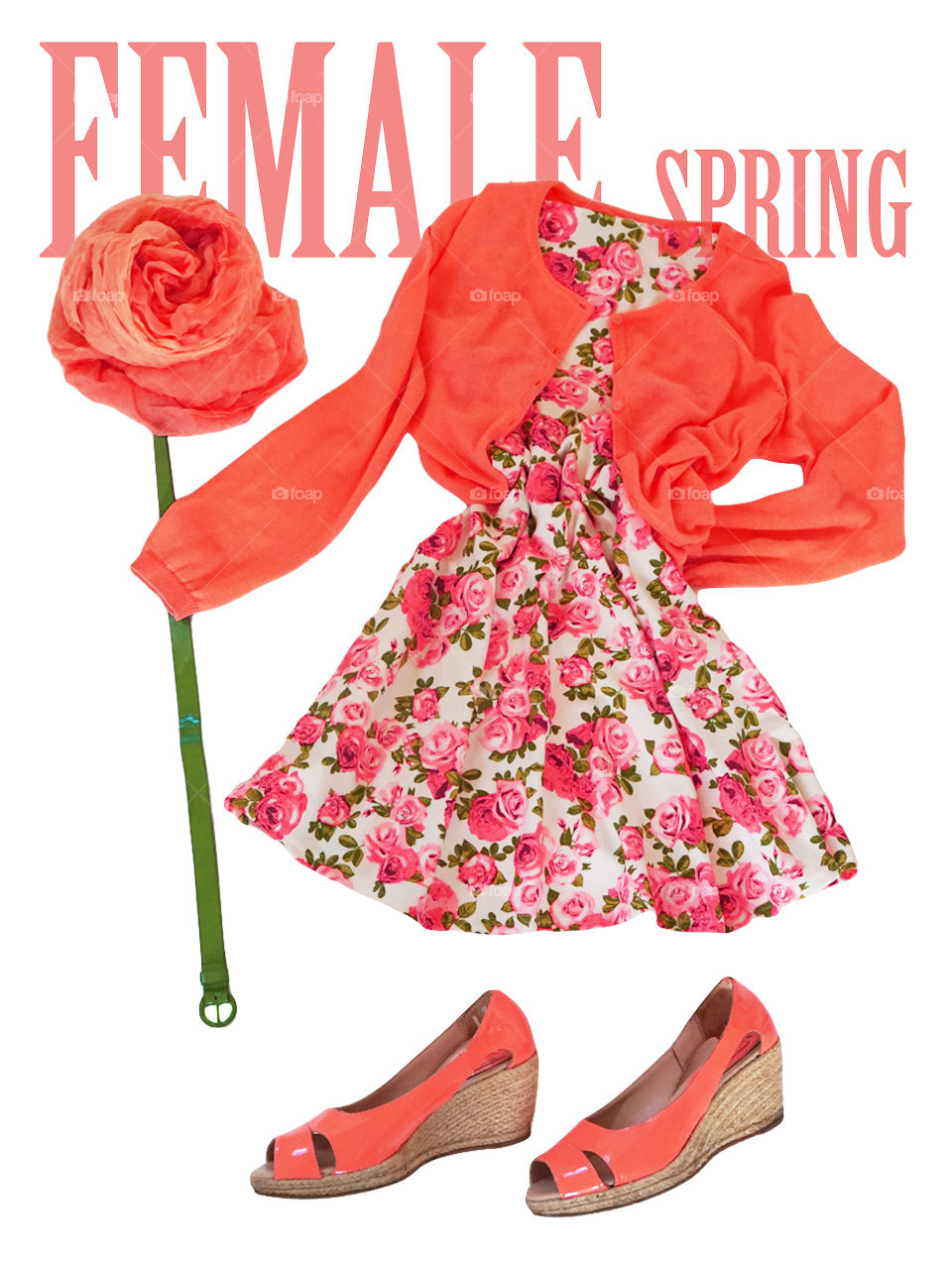 Woman spring fashion