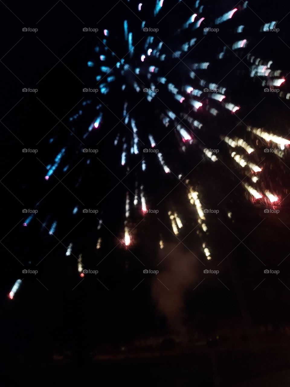 driving around looking for fireworks,  I think this was the last one taken last night.