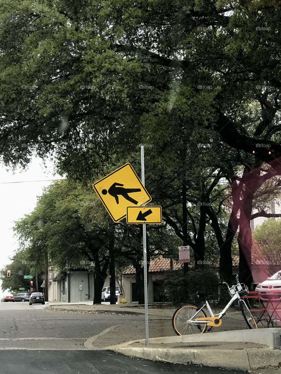 Drunk people fall here