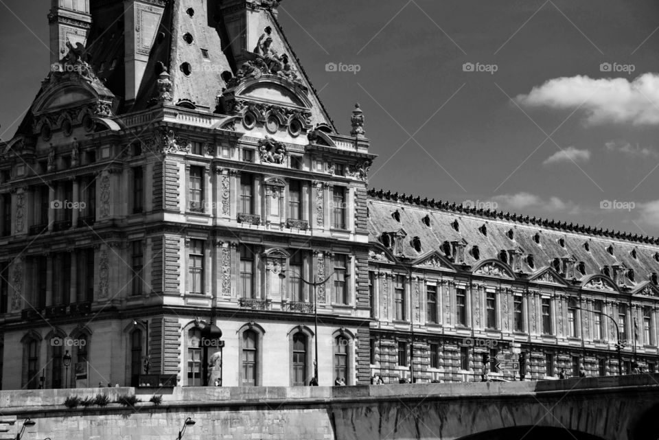 Louvre in Paris, France.