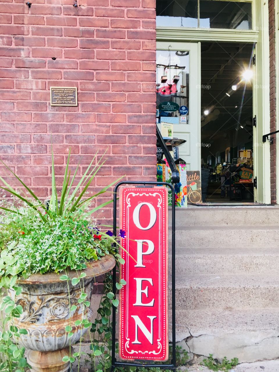 Cute Shop Open in Stillwater, Minnesota, USA - Up North