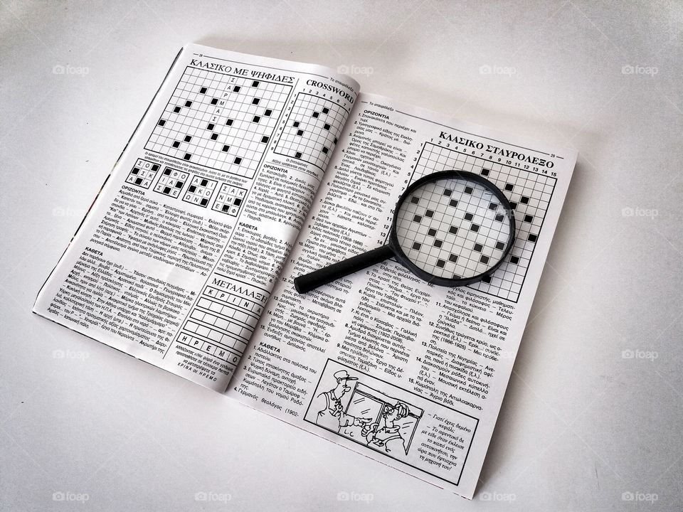 Crossword, my favourite hobby!