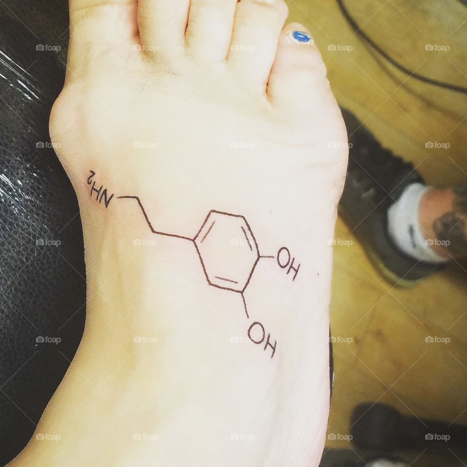#dopamine /foot tattoos