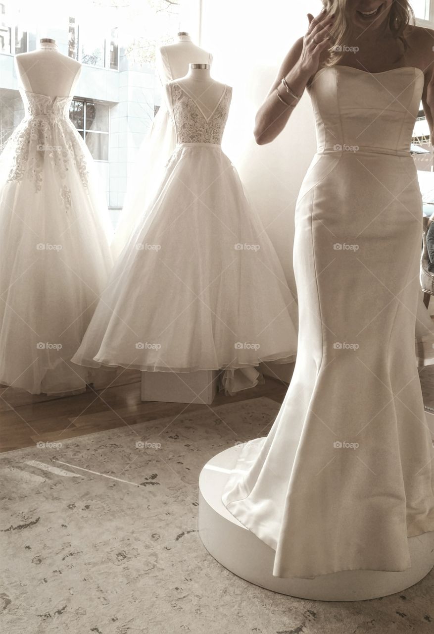 Blushing Bride Wedding Dress Shopping