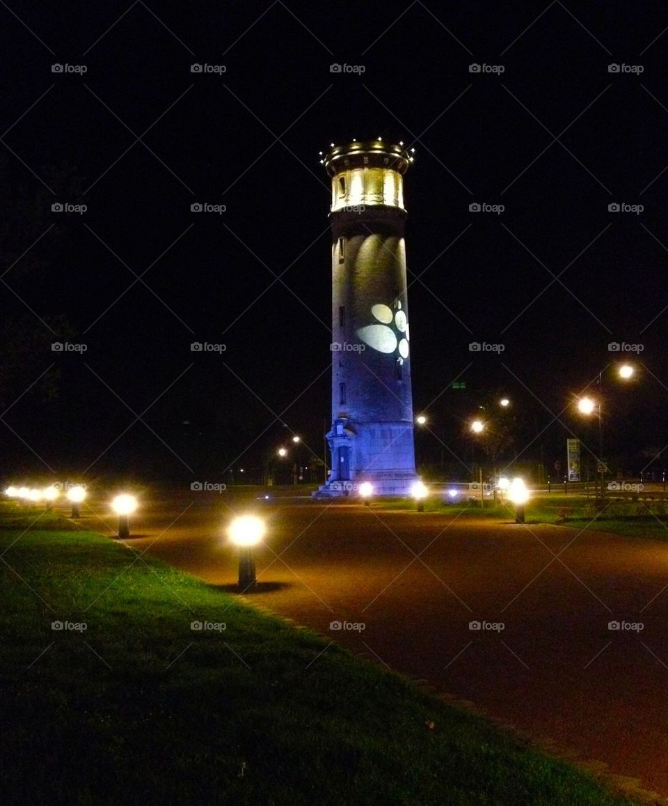 Honfleur lighthouse coloured in