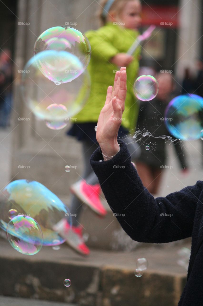Crashing a bubble!