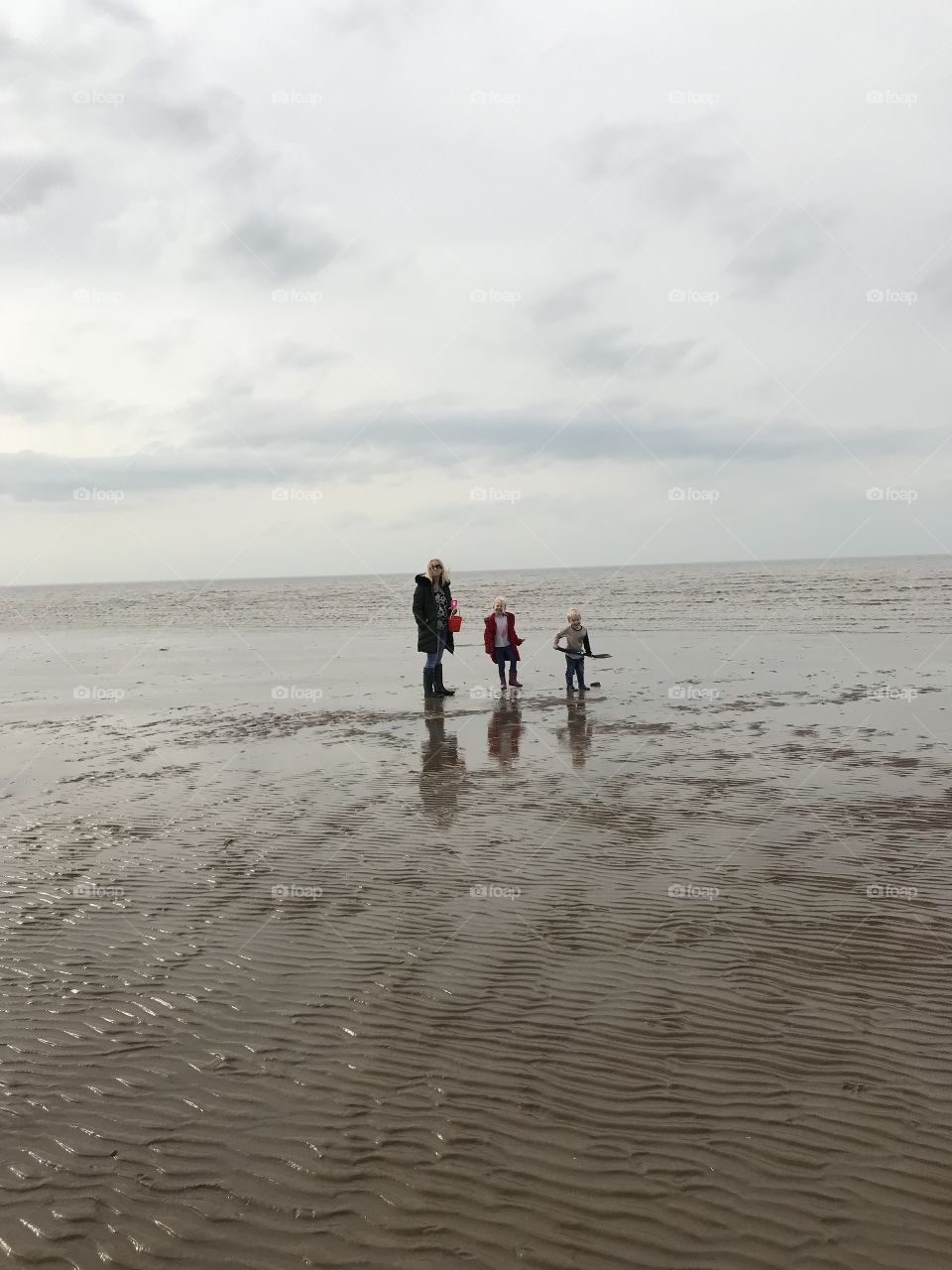 Heacham beach Norfolk