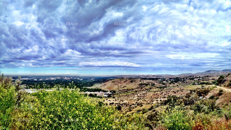 Morning hike. Hiking to table rock in Boise Idaho 