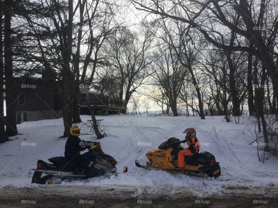 Snowmobilers 