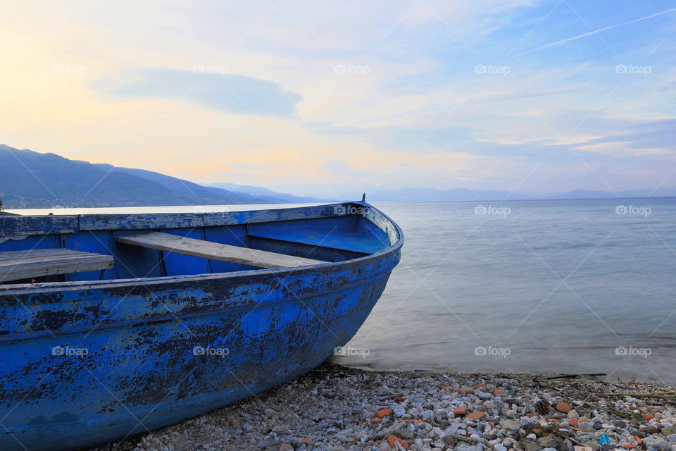 ohrid lake in Albania