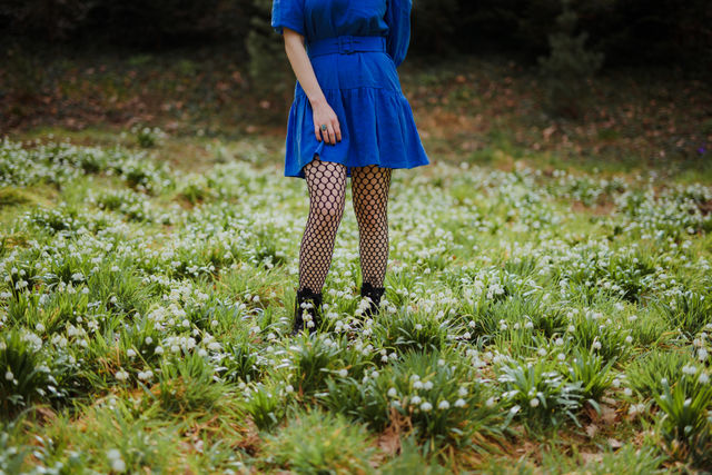 In the beautiful fields