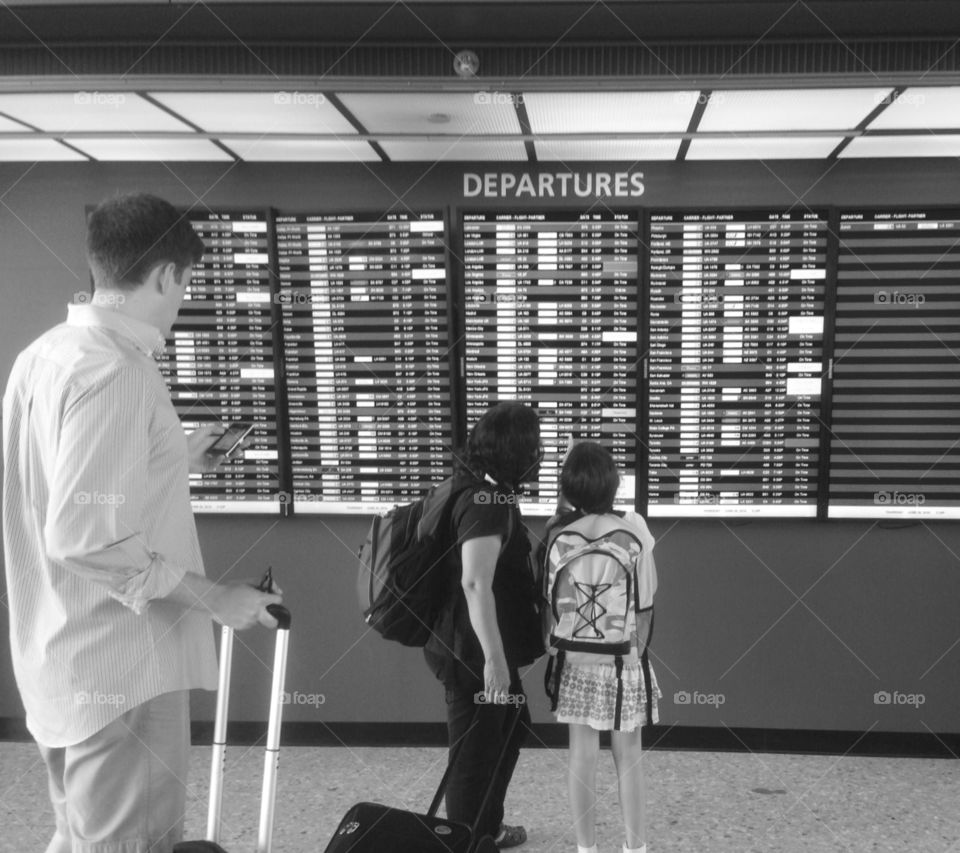Airport departures