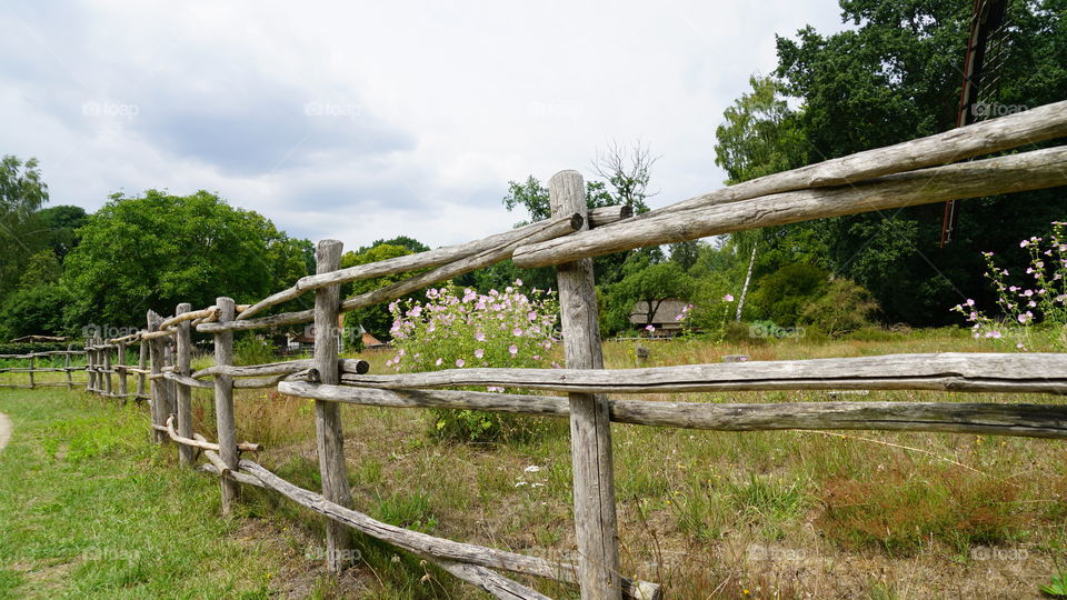 At the countryside in Domain Bokrijk, Belgium.