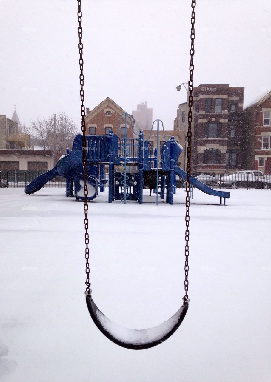 Swing and snow