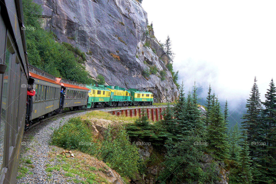 Scenic train from Skagway