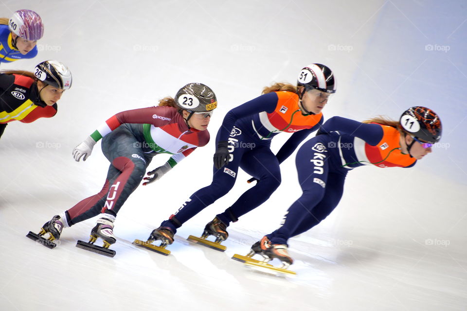 14 January 2017 European Short Track Speed Skating Championships in Turin