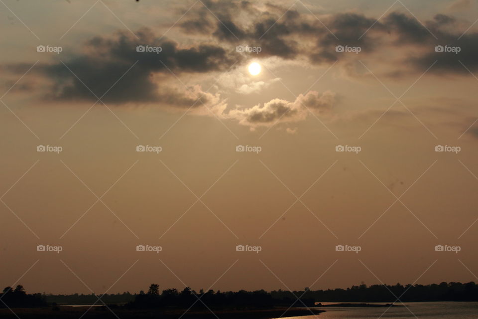 cloud with sun , evening , peace , world peace , dark cloud
