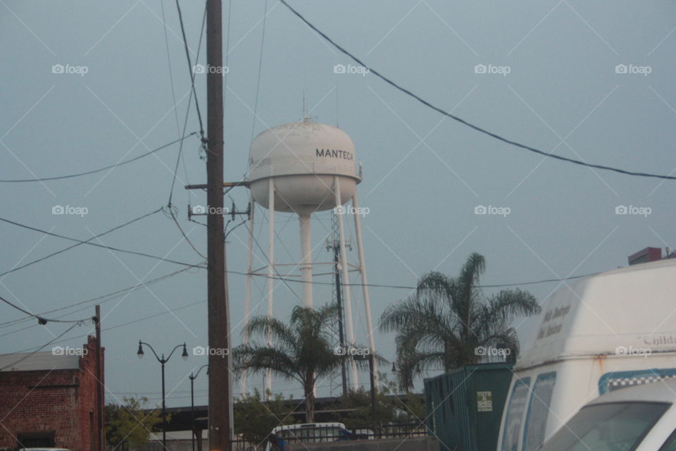 Manteca water tower