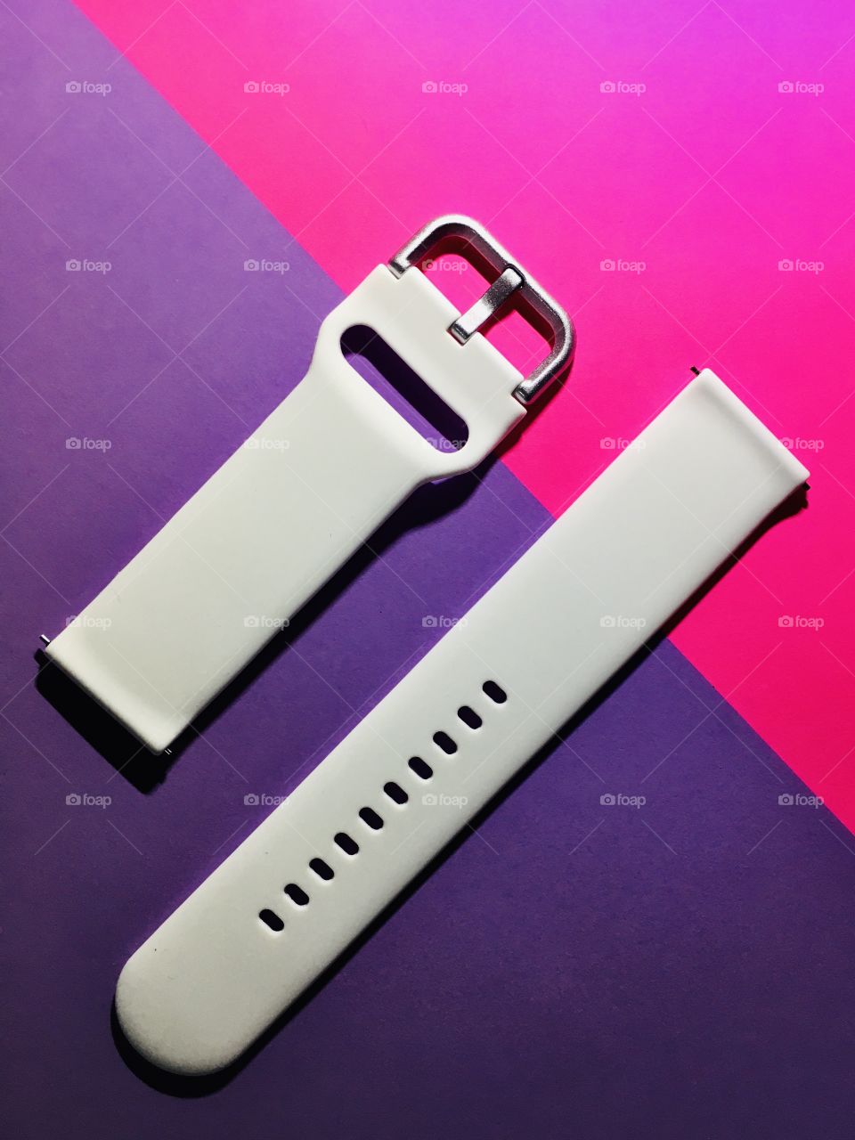 white watch strap 