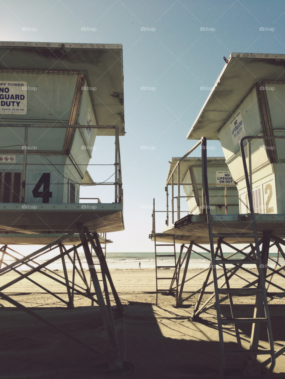 beach ocean sand lifeguard by ninjacentral