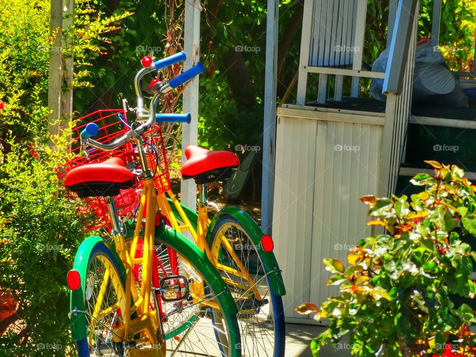 Colorful Google Bikes