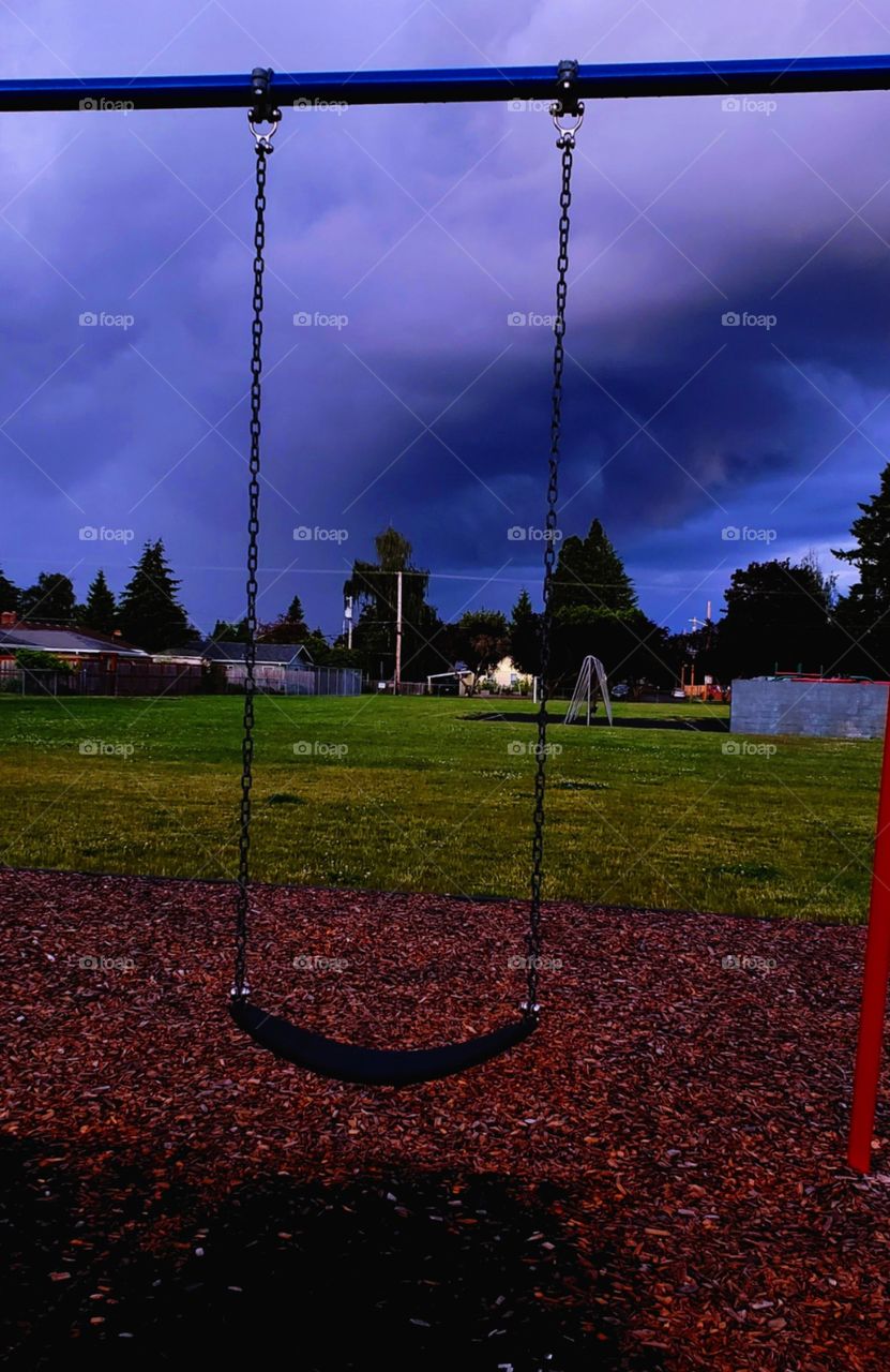 Stormy Weather on the playground