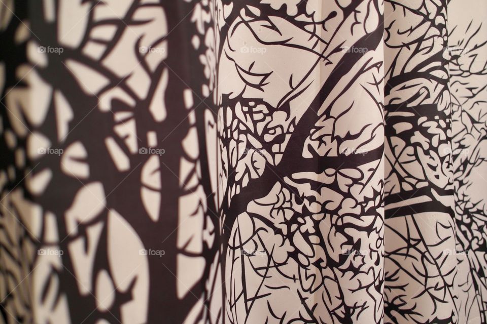 Abstract black and white 