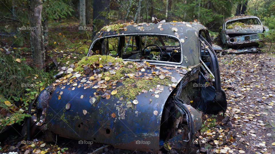 sweden cars wrecked scrapyard by jensc
