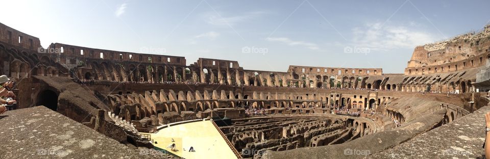 Rome Colosseum Panoramic.