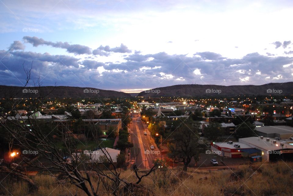 Anzac Hill. Town of Alice Springs, Australia