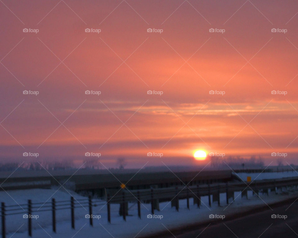 Sunrise Over South Dakota