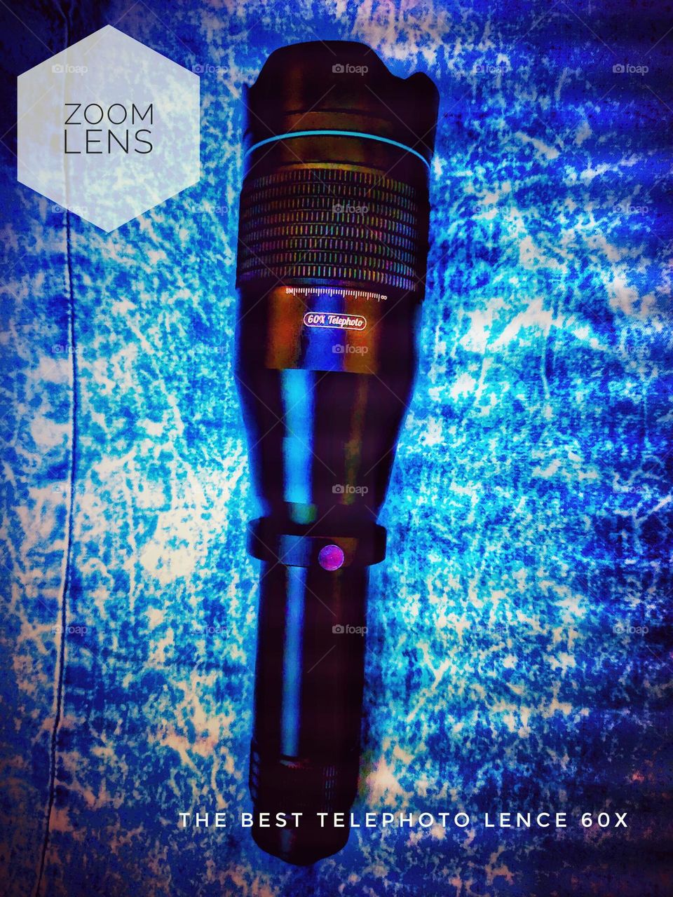 telephoto 60X zoom lens
