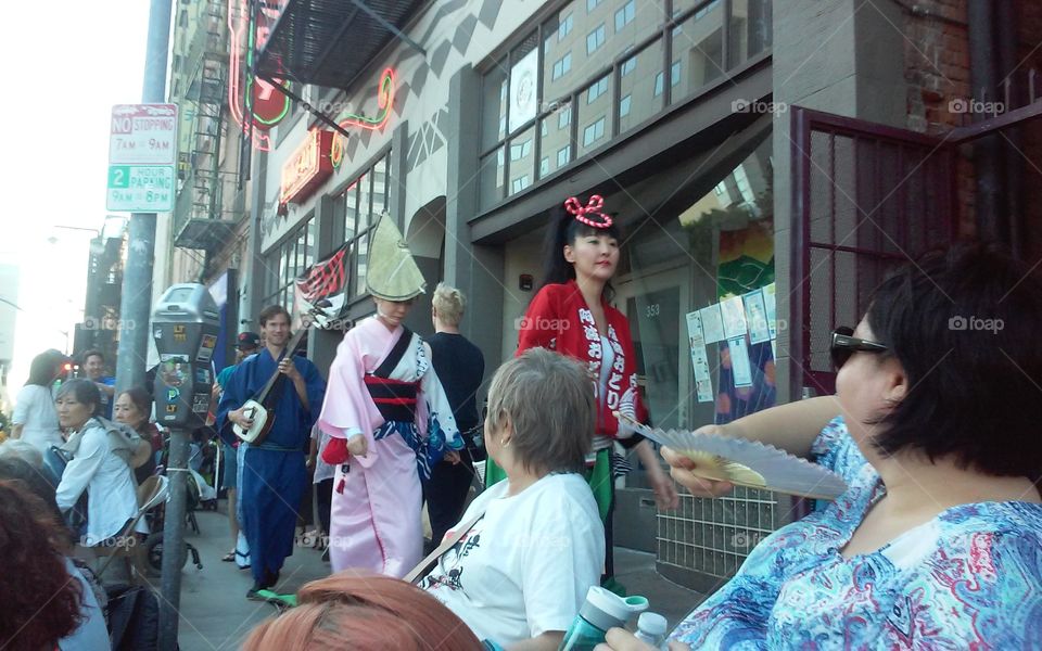 People, Group, Street, Woman, Festival