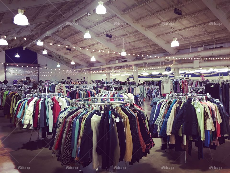 A huge community consignment sale is the place to find bargains!