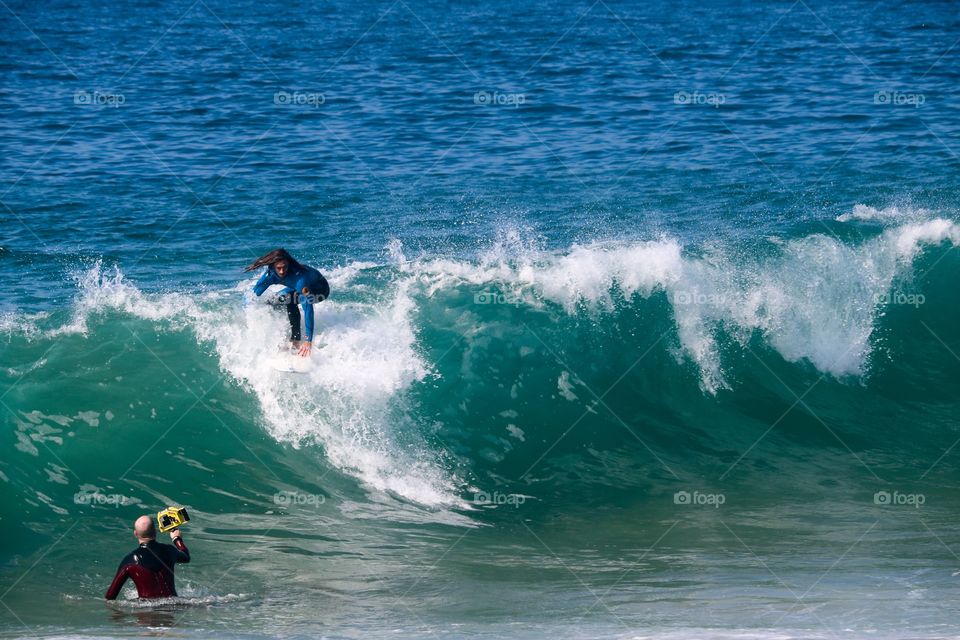 Surfing The Wedge, Newport Beach, CA